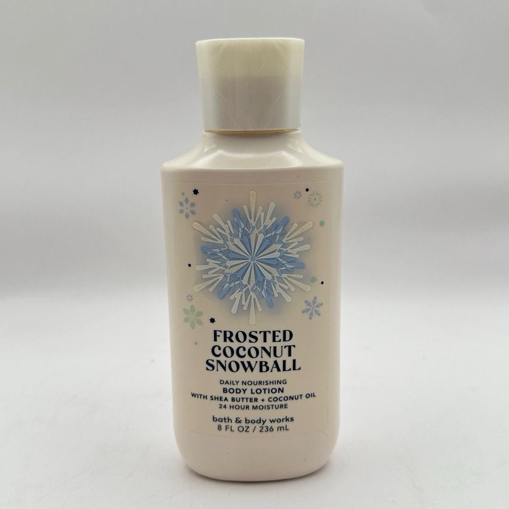Bath & Body Works Frosted Coconut Snowball Body Lotion Daily Nourishing 8 fl oz